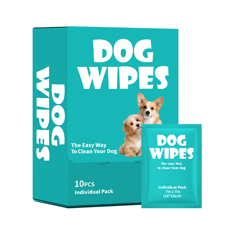 Individually Wrapped Custom Logo Pet Wipes