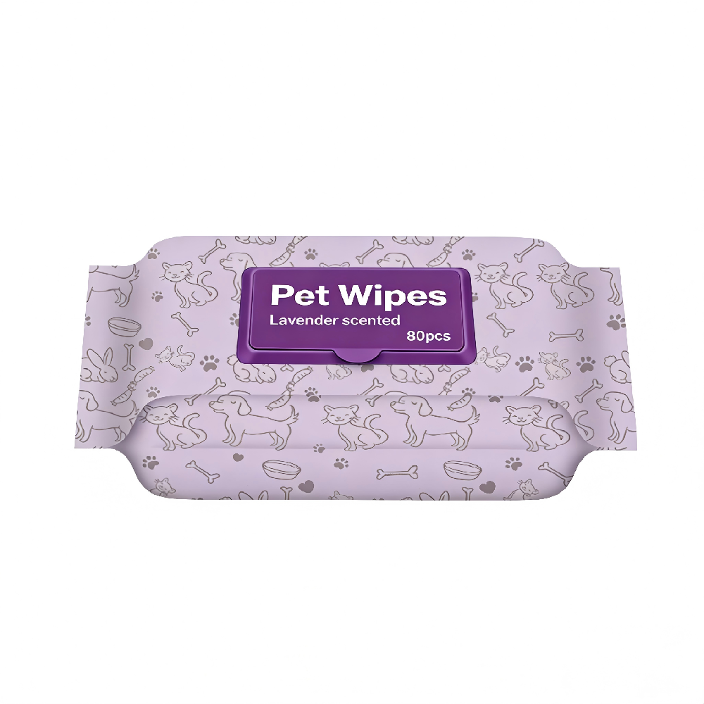 Wholesale Lavender Scented Disposable Pet Cleaning Wipes