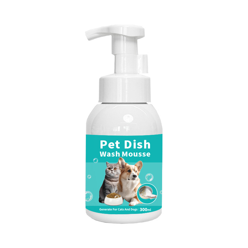 Custom Pet Dish Wash Mousse Food-Grade Safe Formula for Pet Care