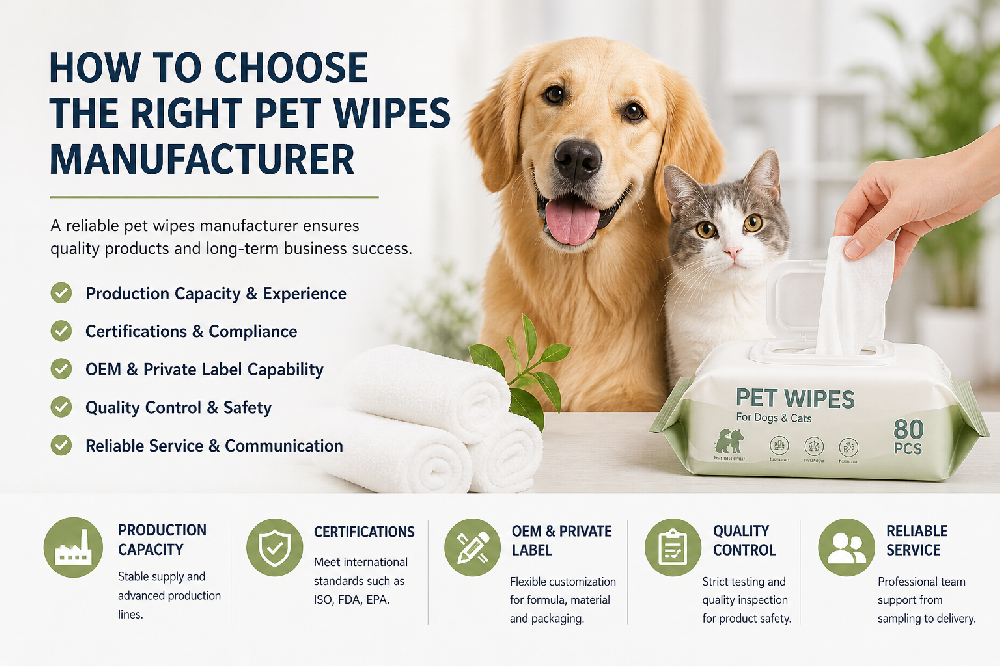 How to Choose the Right Pet Wipes Manufacturer
