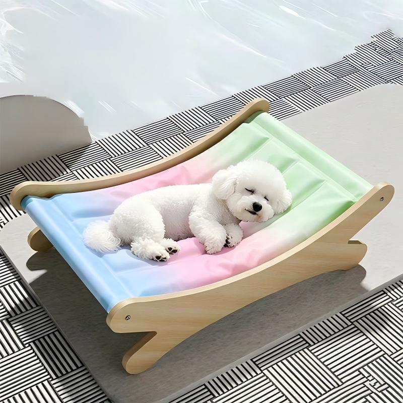 Summer Cooling Cat Bed Hammock with PVC Waterproof Fabric