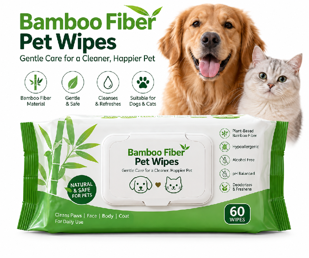 Why Are Bamboo Fiber Pet Wipes Growing in Popularity?